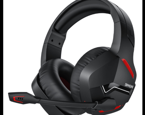 Binnune wireless gaming headset with microphone