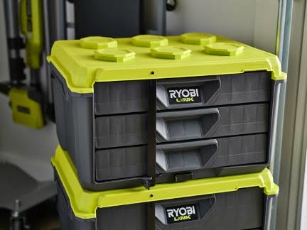 Ryobi link storage system and cabinets 