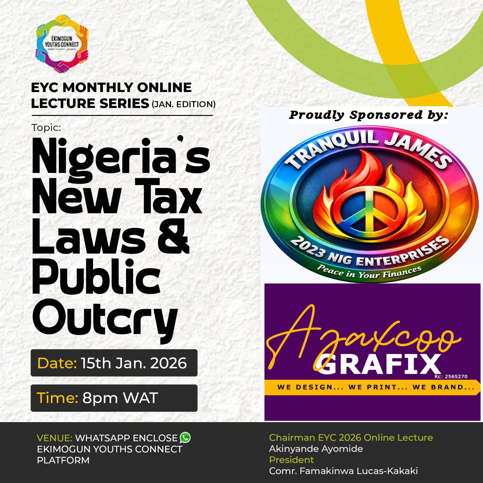 Nigeria's New Tax Laws: Frequently Asked Questions & Answers Nigeria's Tinubu New Tax Reforms 2026 FAQS